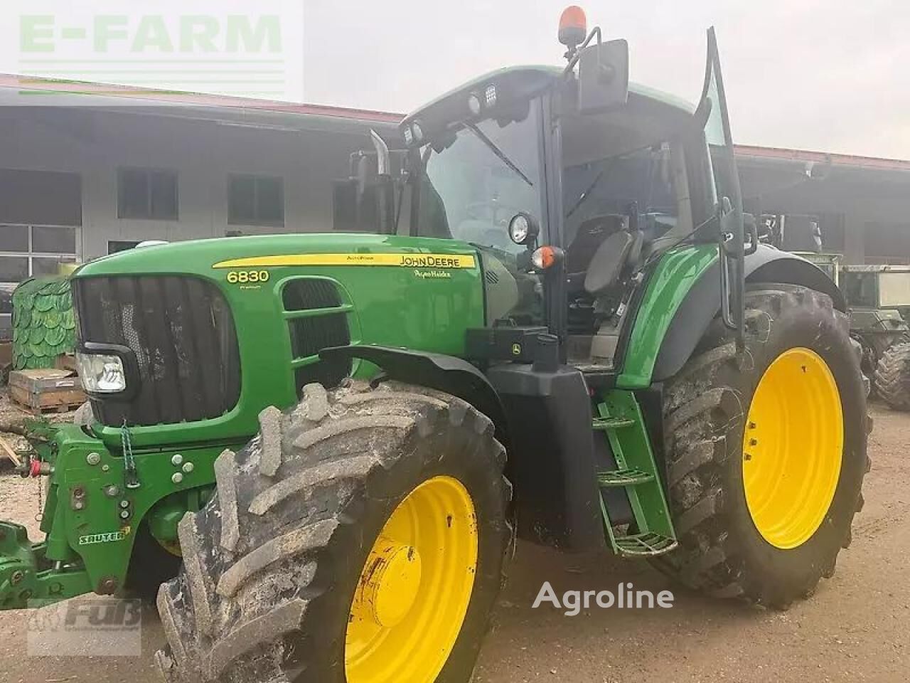 Trator de rodas John Deere 6830 auto powr - Agroline