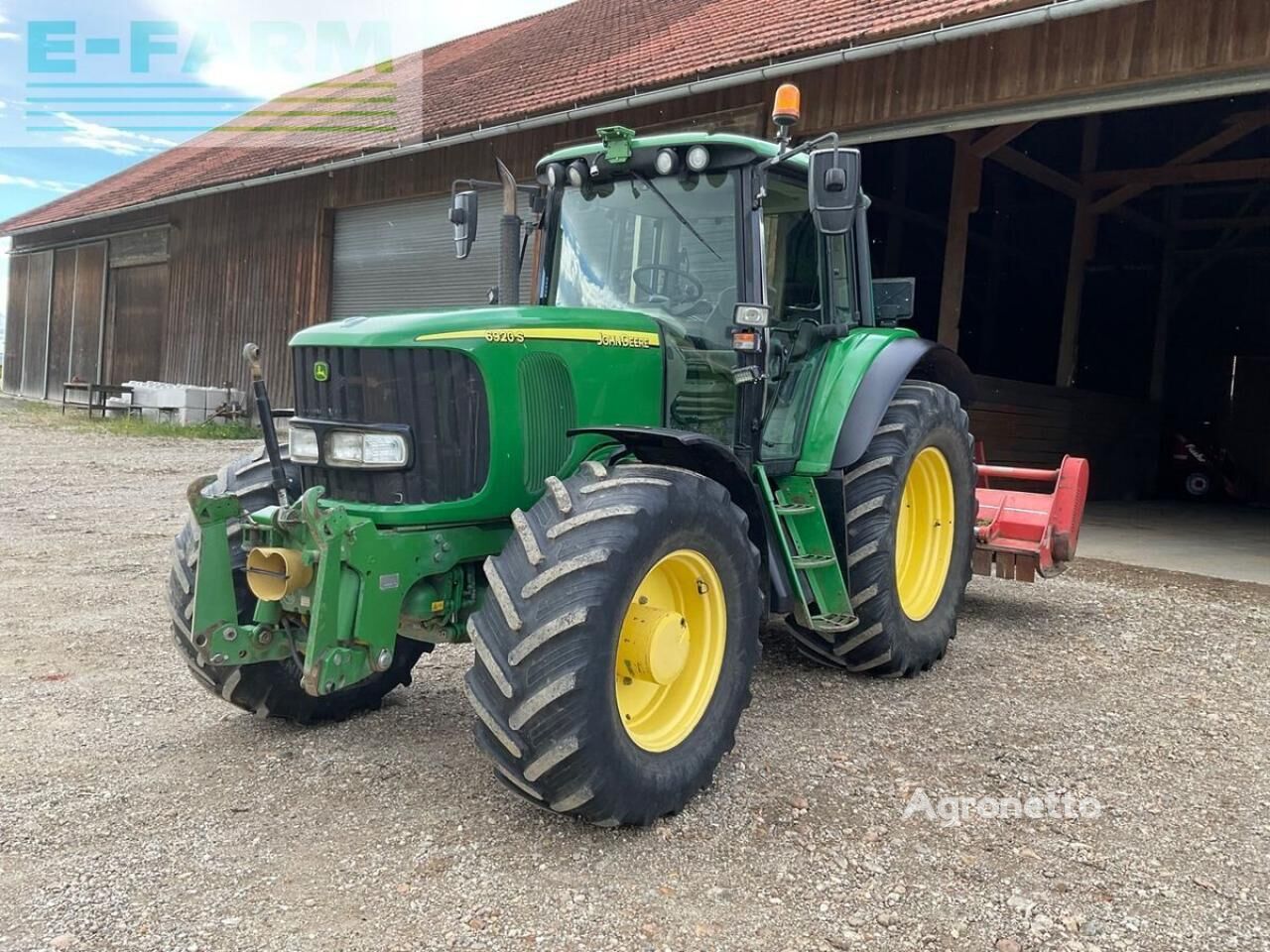 tracteur à roues John Deere 6920s