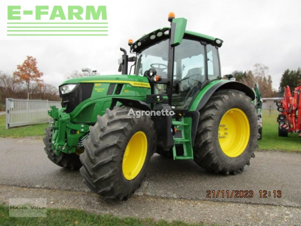 ratinis traktorius John Deere 6r130