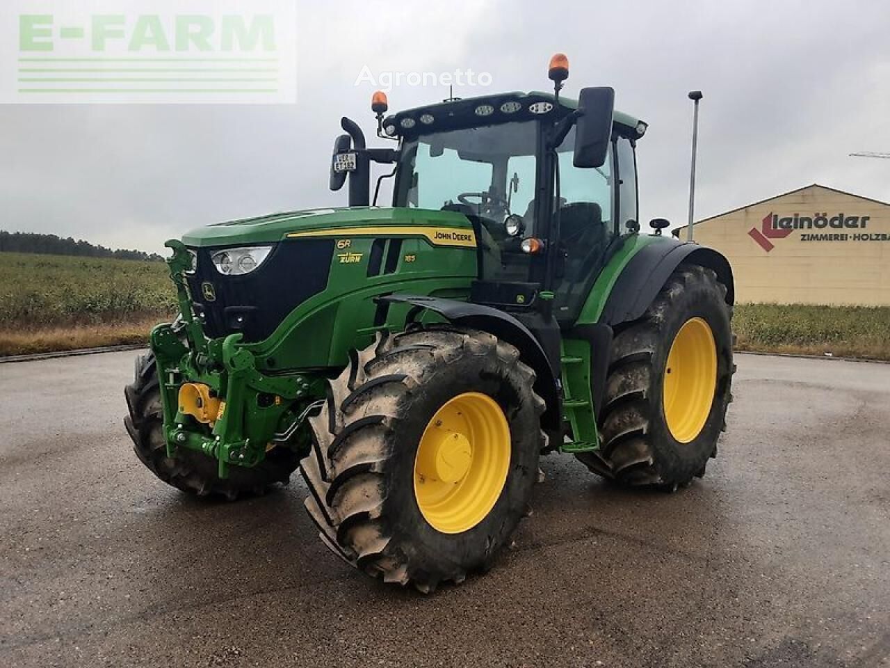 tracteur à roues John Deere 6r185 / 6r 185