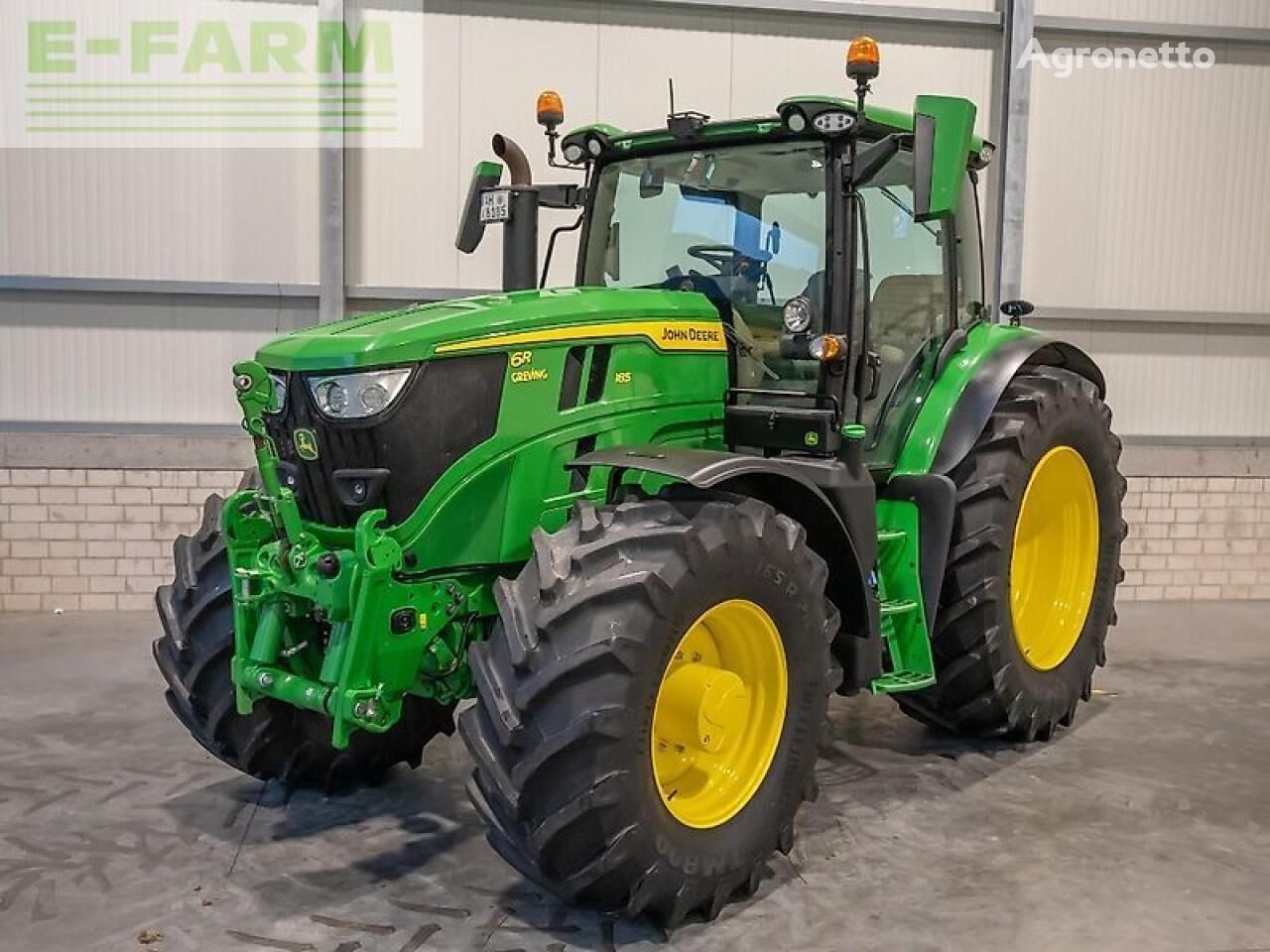 máy kéo bánh lốp John Deere 6r185 *garantieverlängerung*