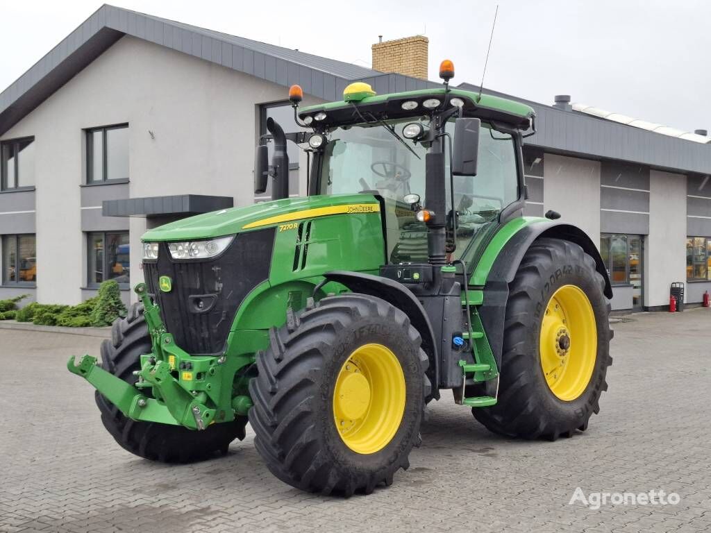 tracteur à roues John Deere 7270 R #E23# GPS #