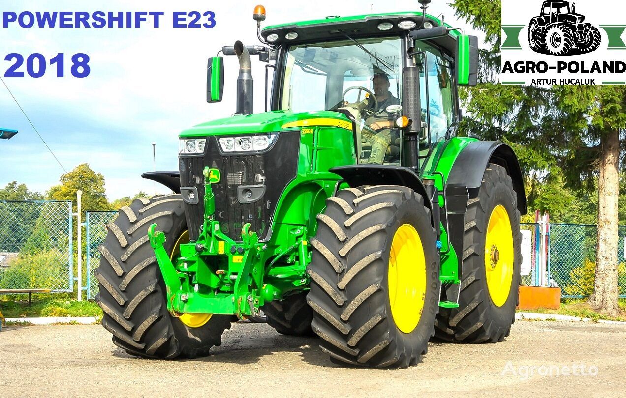 John Deere 7290 R - 2018 - POWERSHIFT E23 - AUTOTRAC - WOM - TUZ - TLS kerekes traktor