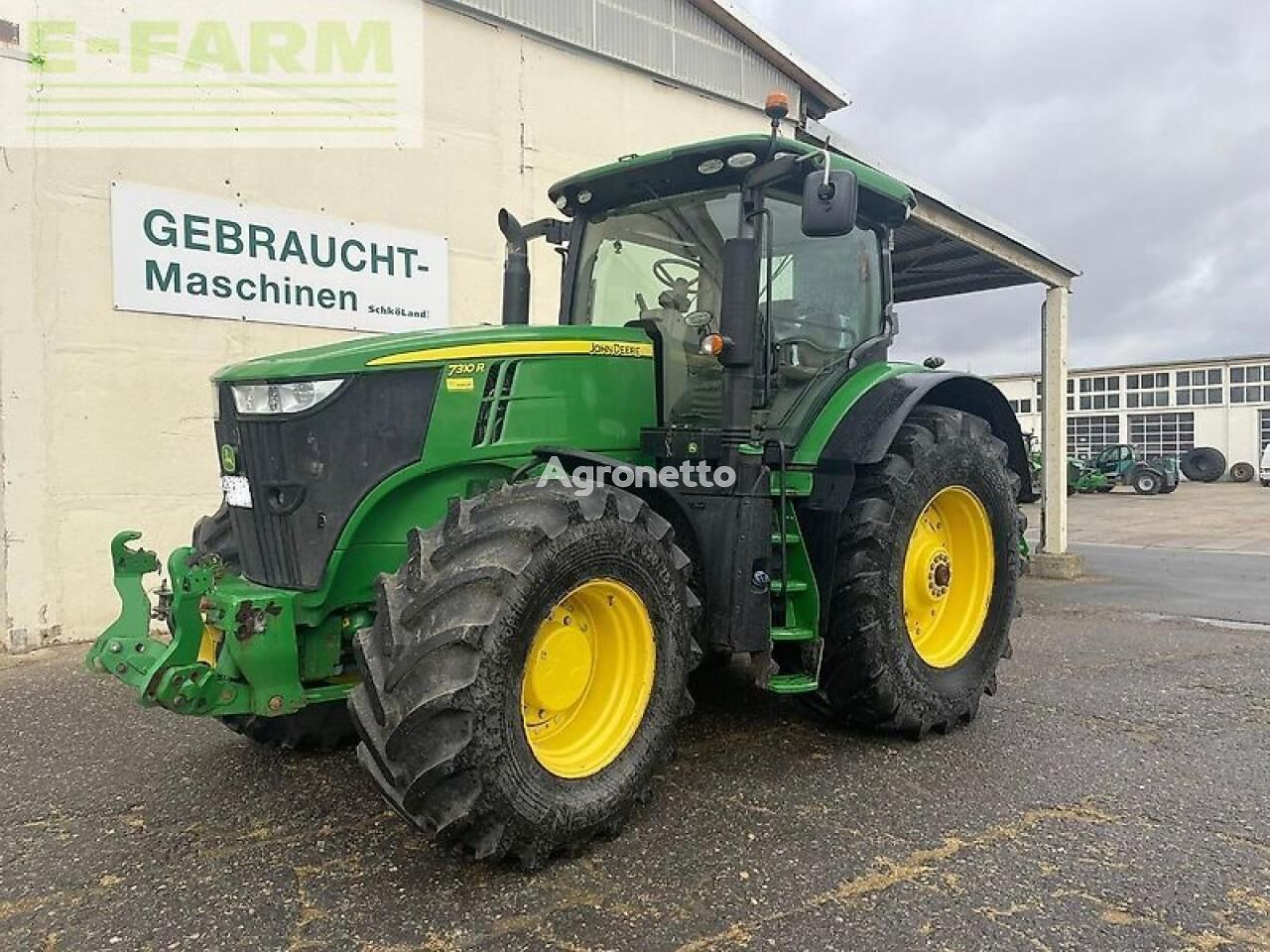 tracteur à roues John Deere 7310r