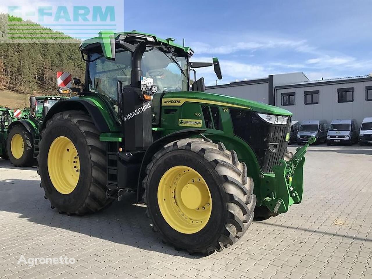 John Deere 7r 350 reaktive lenkung! Radtraktor