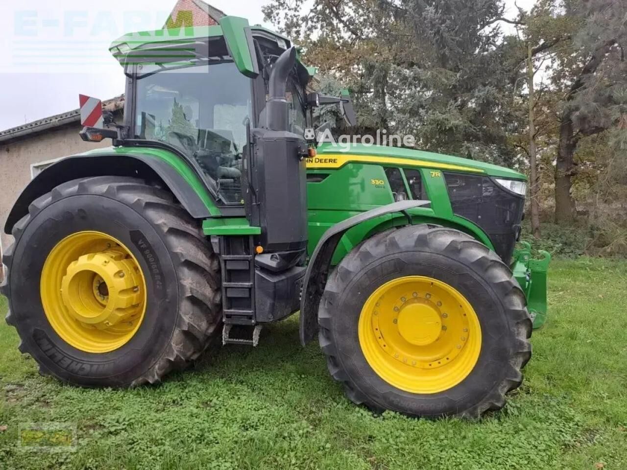 Máy kéo bánh lốp John Deere 7r330 - Agroline