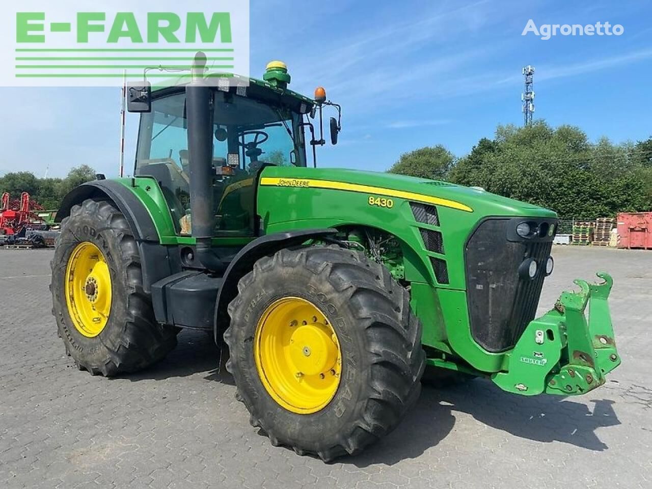 John Deere 8430 powershift + starfire 3000 tractor de ruedas