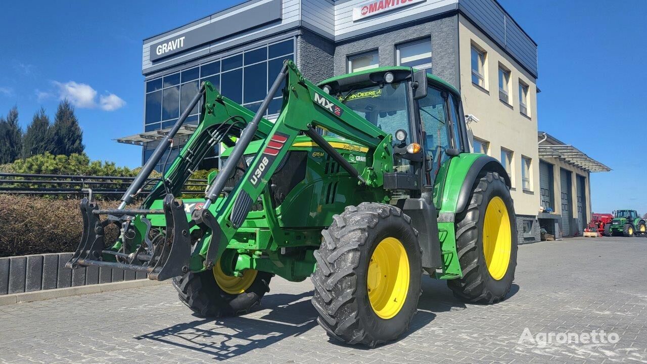 John Deere Ciągnik rolniczy John Deere 6115M z ładowacem MX U308 wheel tractor