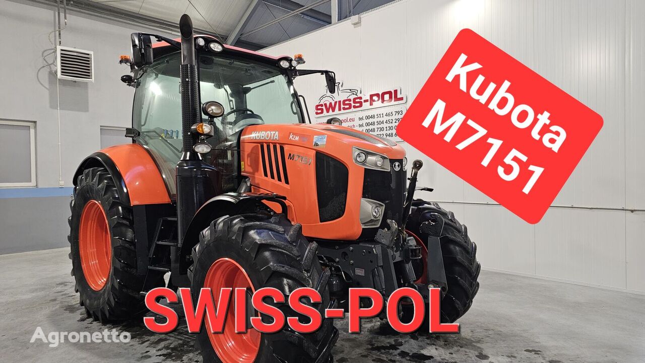 Kubota M7151 wheel tractor