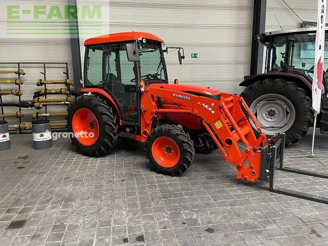 جرار بعجلات Kubota l 1501 inkl. kabine und zubehör