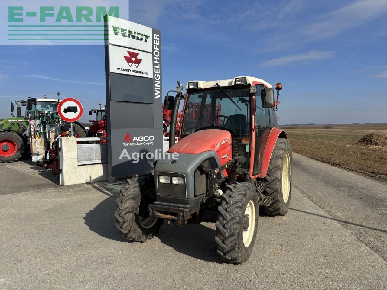 Trator de rodas Lindner Geotrac 83 A - Agroline