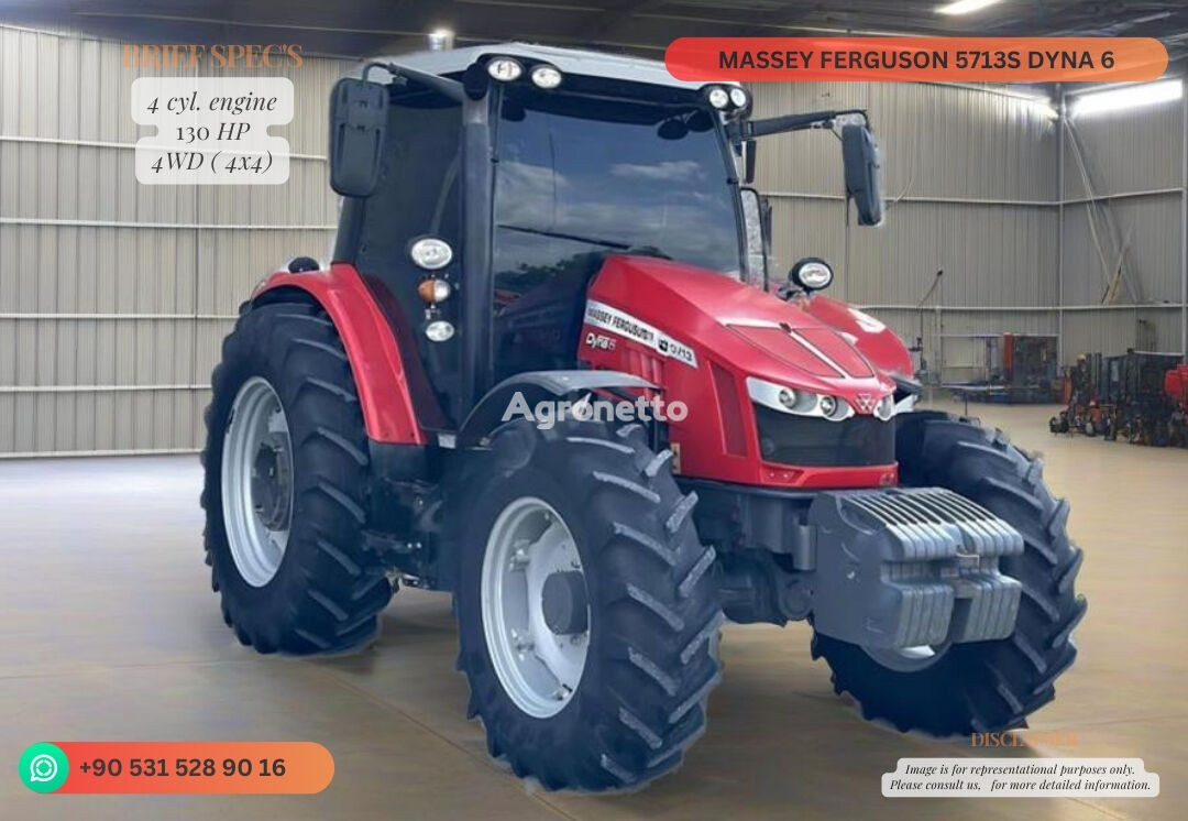 tracteur à roues Massey Ferguson 5713