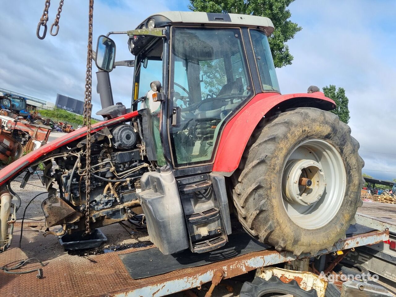 трактор колесный Massey Ferguson 6480 по запчастям