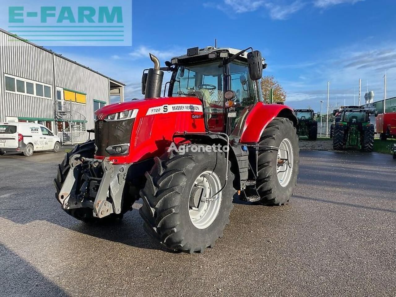 tracteur à roues Massey Ferguson 7722s