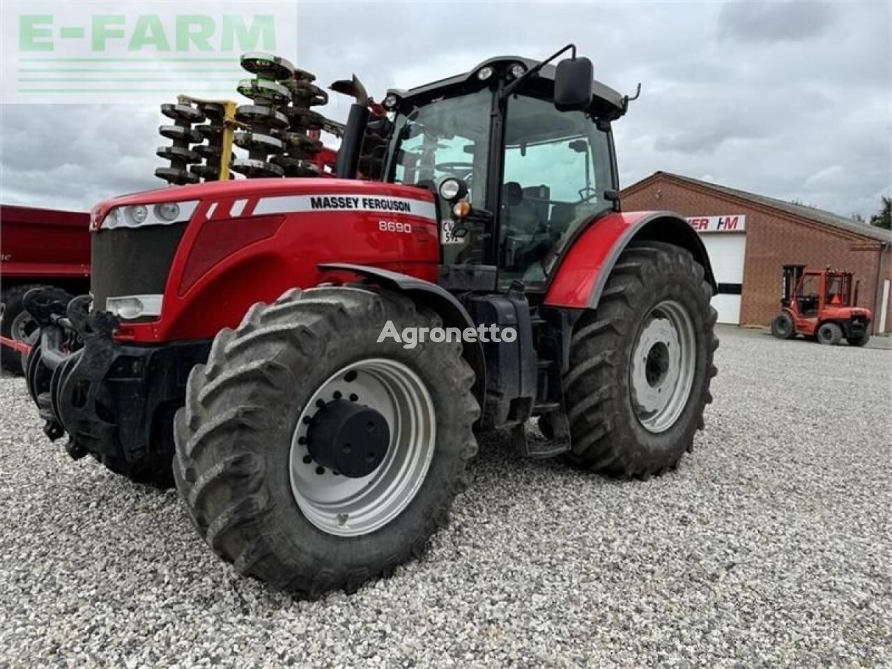 Massey Ferguson 8690 dyna vt excellence kun kørt 4100 timer ホイールトラクター