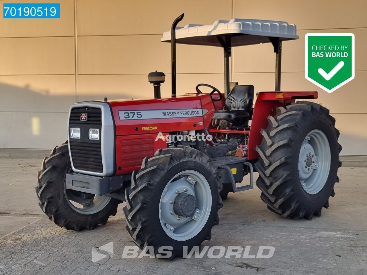 جديد جرار بعجلات Massey Ferguson MF 375 4X4 PERKINS ENGINE - HYDR VALVE - POWER STEERING