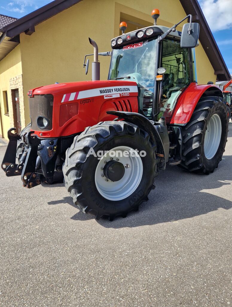 Massey Ferguson MF 7480 TV Radtraktor