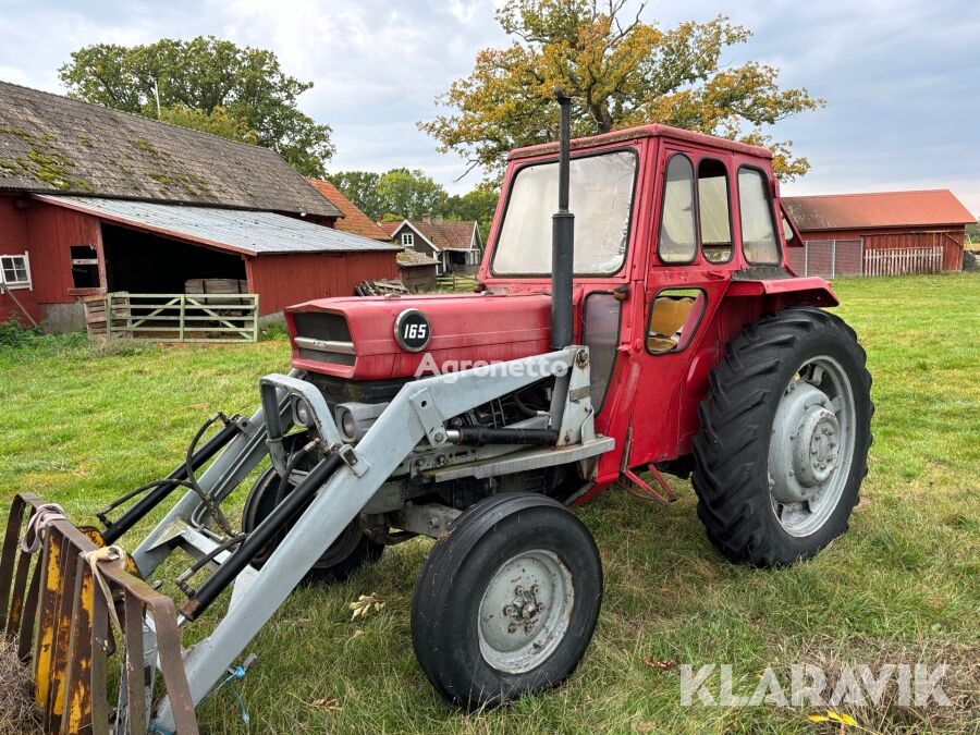 trator de rodas Massey Ferguson Veterantraktor Massey Ferguson 165 med frontlastare