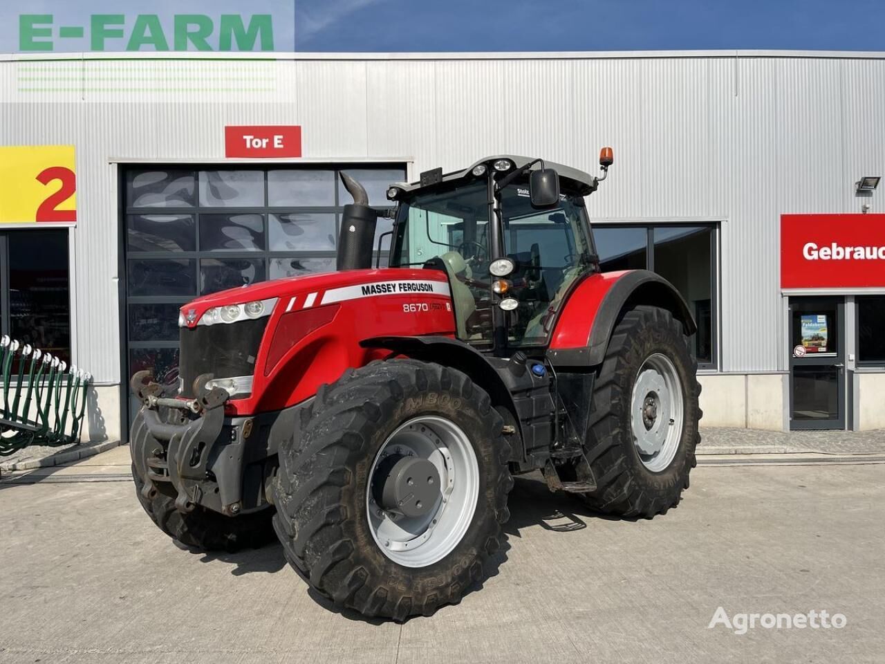 Massey Ferguson mf 8670 dyna-vt tractor de ruedas