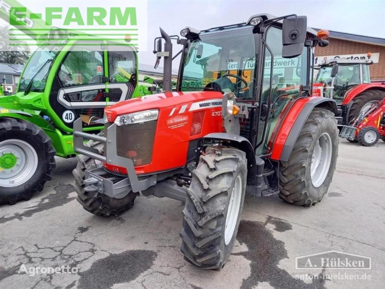 Massey Ferguson mf4707 cab 4wd traktor na kotačima