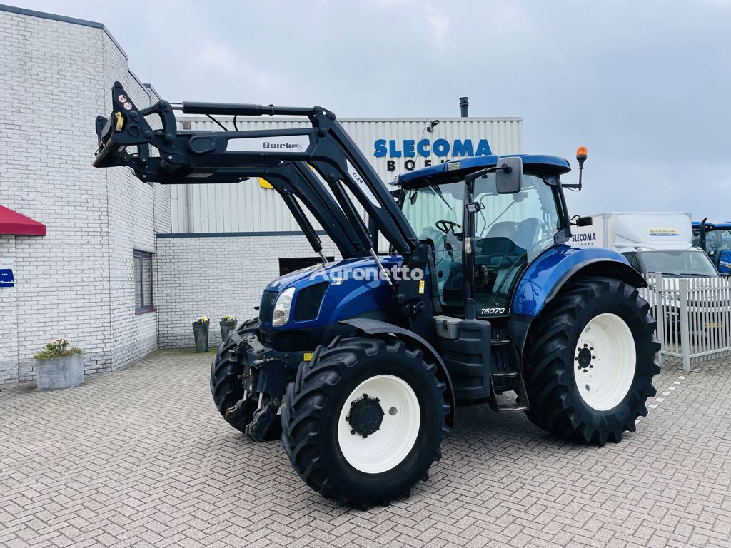 New Holland T6070 RC Alö frontlader Fronthef+PTO tekerlekli traktör