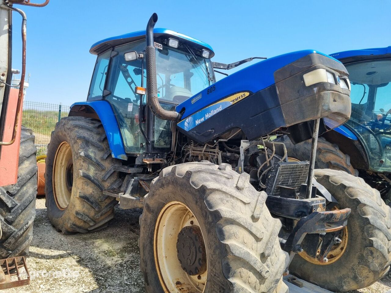 New Holland TM155  PARA PEÇAS tekerlekli traktör