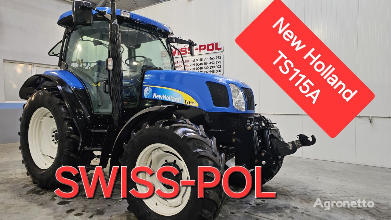 New Holland TS115A wheel tractor