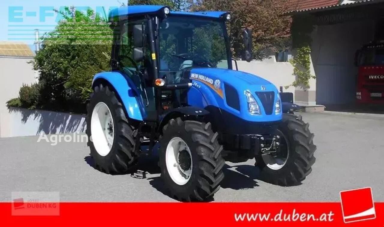 Tracteur à roues New Holland t4.75s stage v S - Agroline