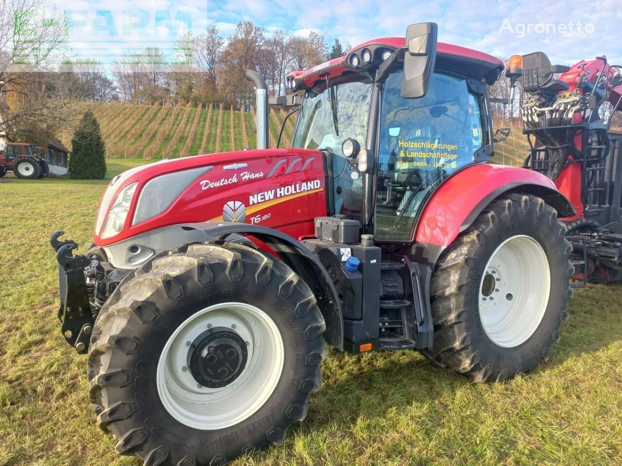 New Holland t6.180 auto command sidewinder ii (stage v) SideWinder II pyörätraktori