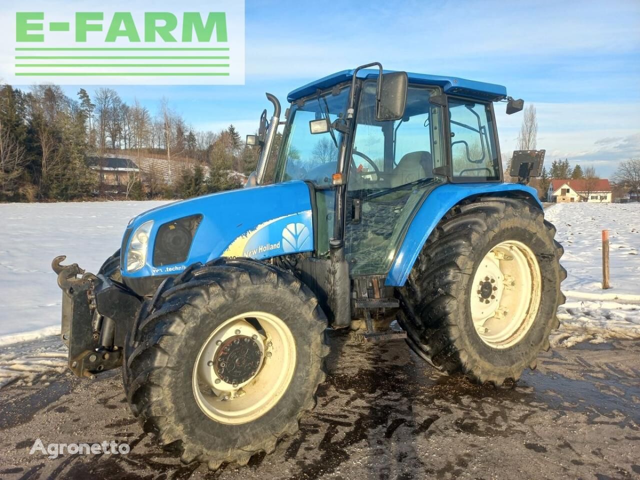 New Holland tl100a (4wd) hjultraktor