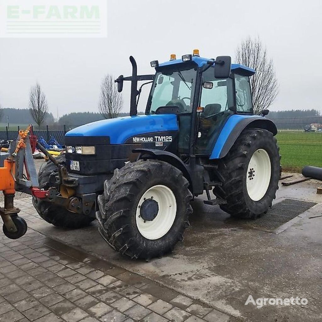 трактор колесный New Holland tm125 traktor 115ps *gebraucht* bj 2001 bad waldsee