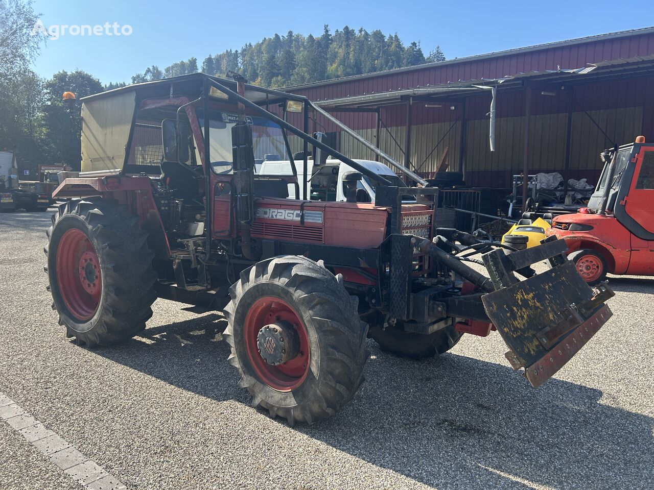 SAME Drago 120 wheel tractor