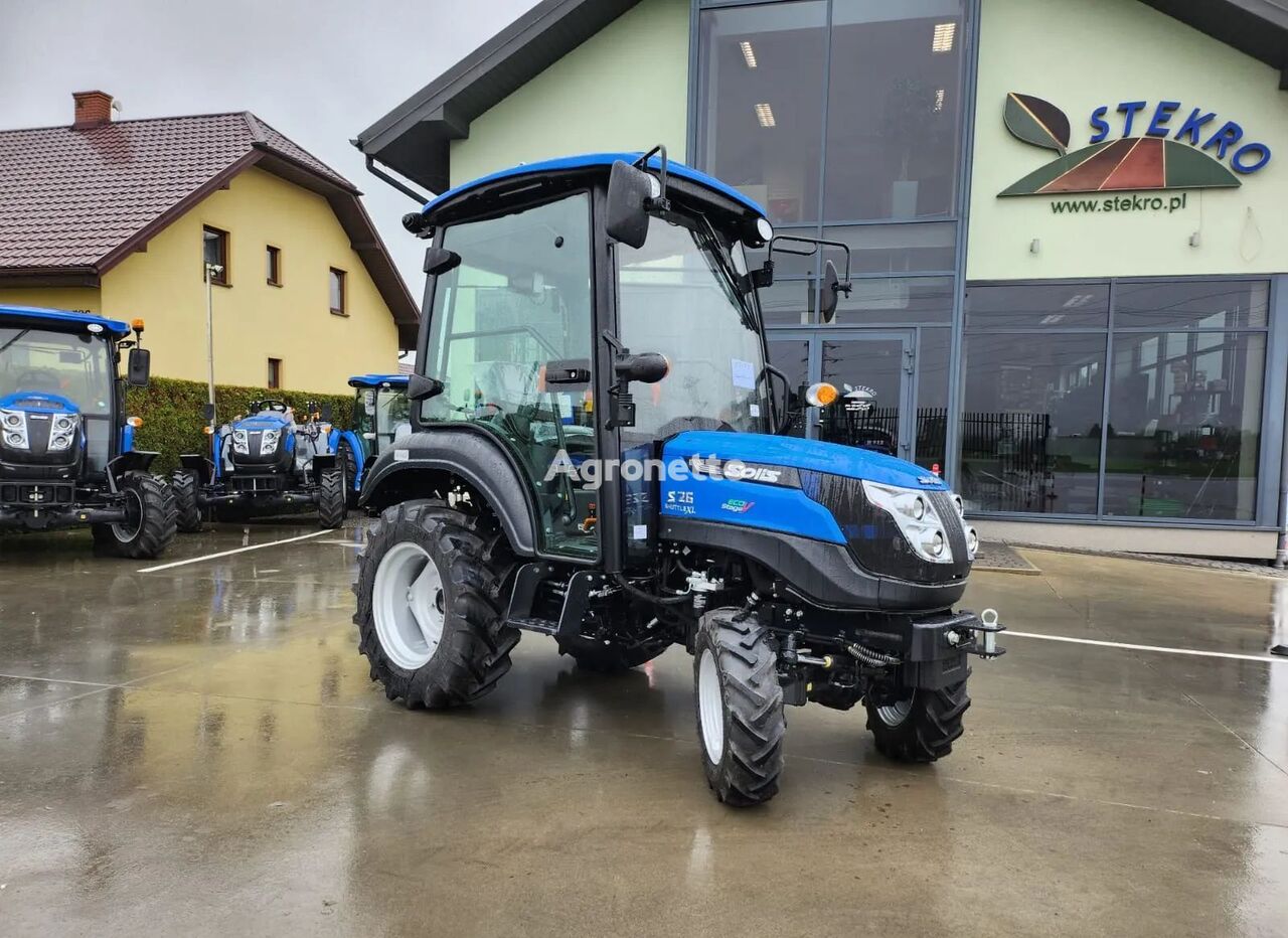 신품 휠 트랙터 Solis Ciągnik mini traktor Solis S 26 4wd Kabina Oryginalna