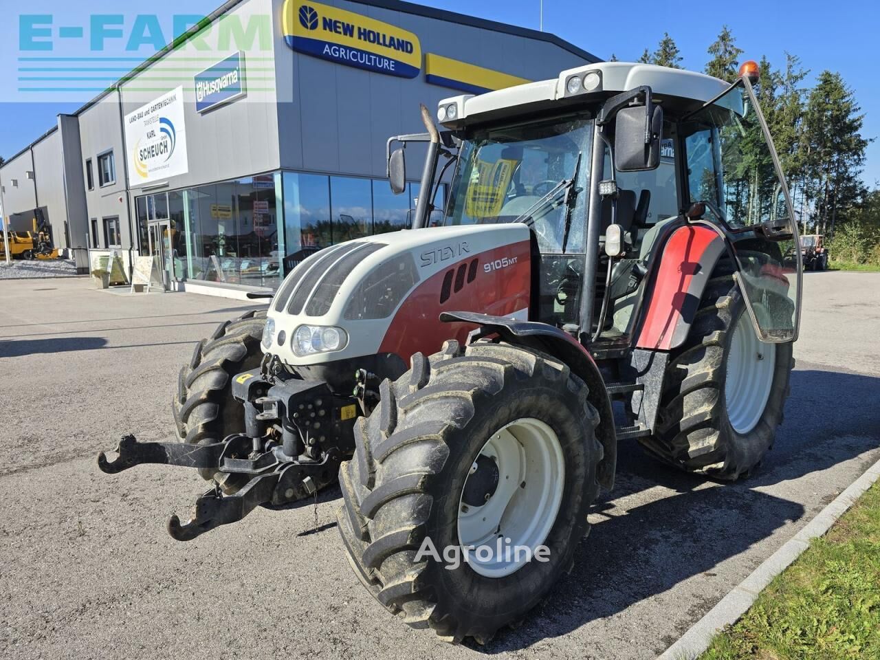 Tracteur à roues Steyr 9105 mt profi - Agroline