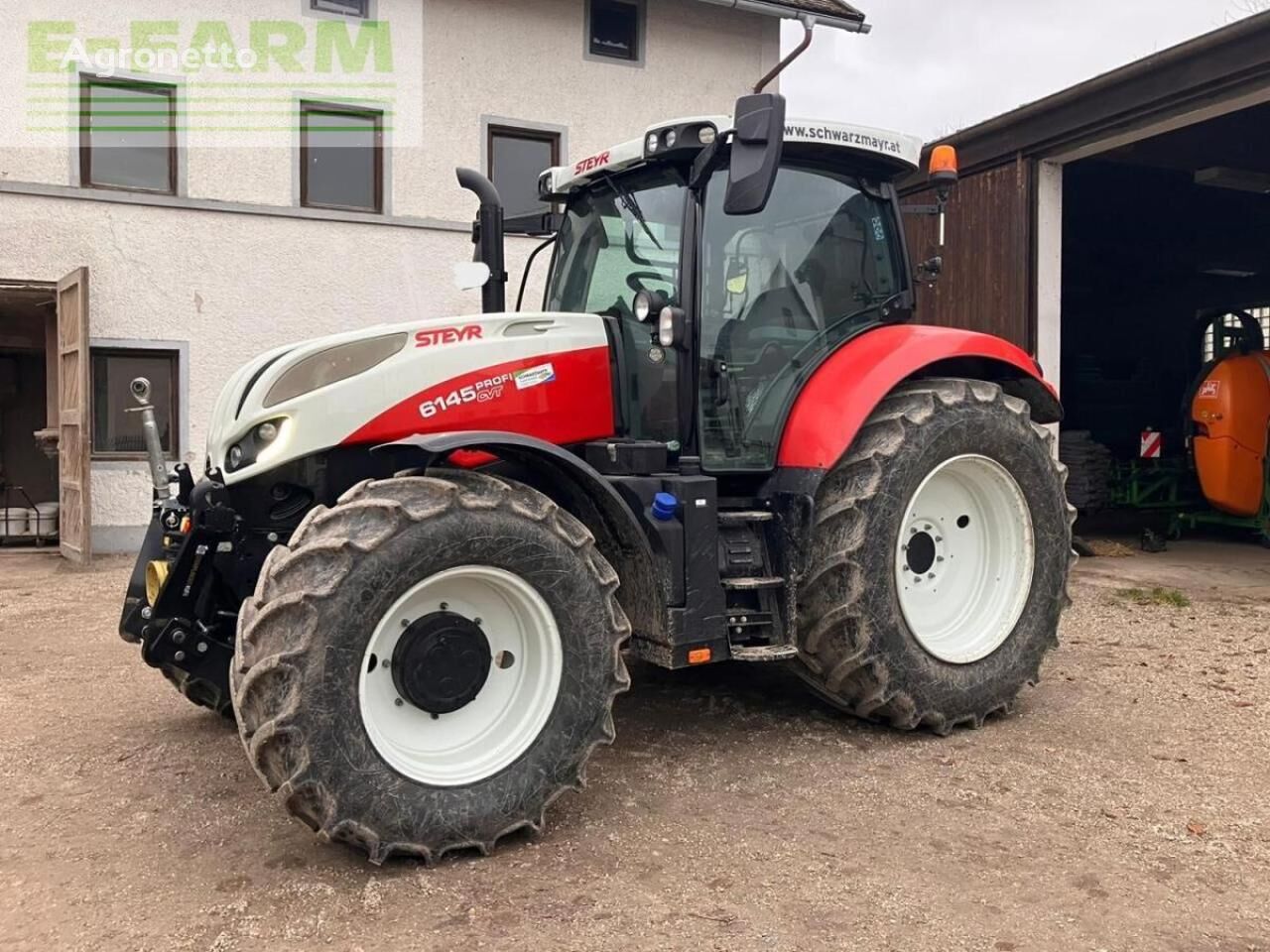 Steyr profi 6145 cvt mit rtk CVT ホイールトラクター