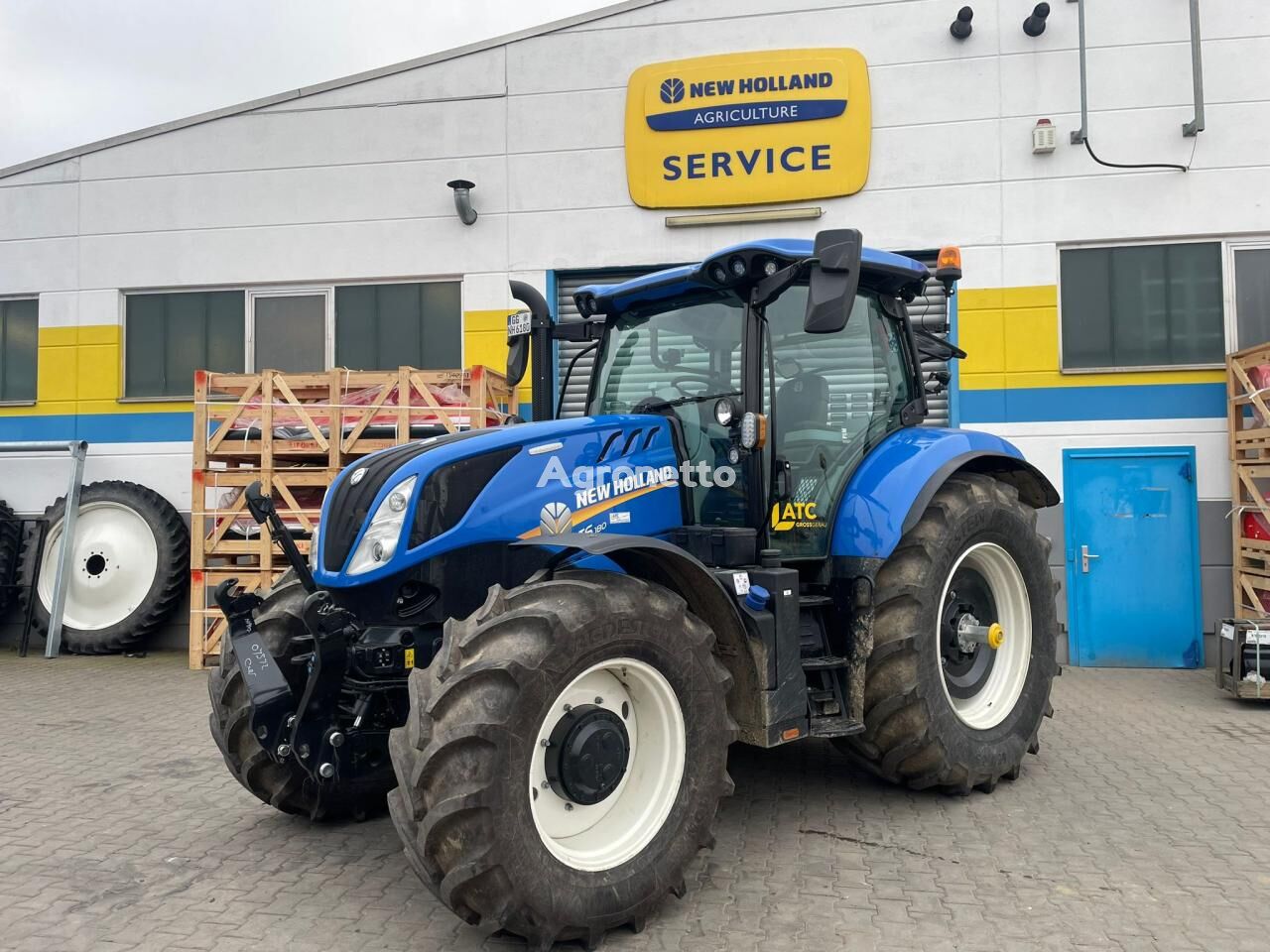 tracteur à roues T 6.180 DC Stage V neuf