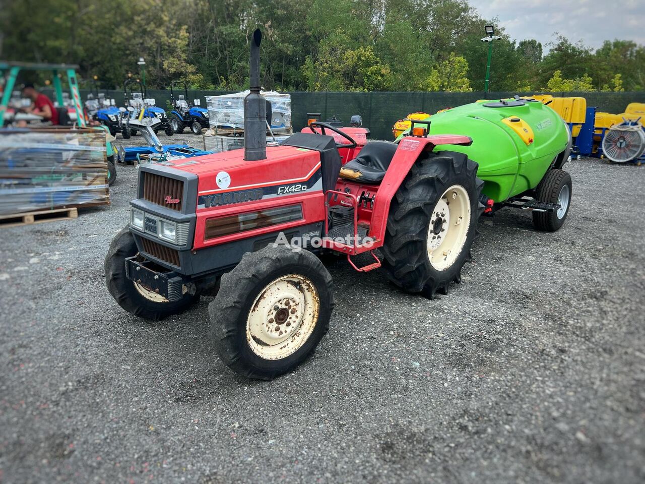 Yanmar Tractor japonez uzat, Model: FX42D tractor de ruedas