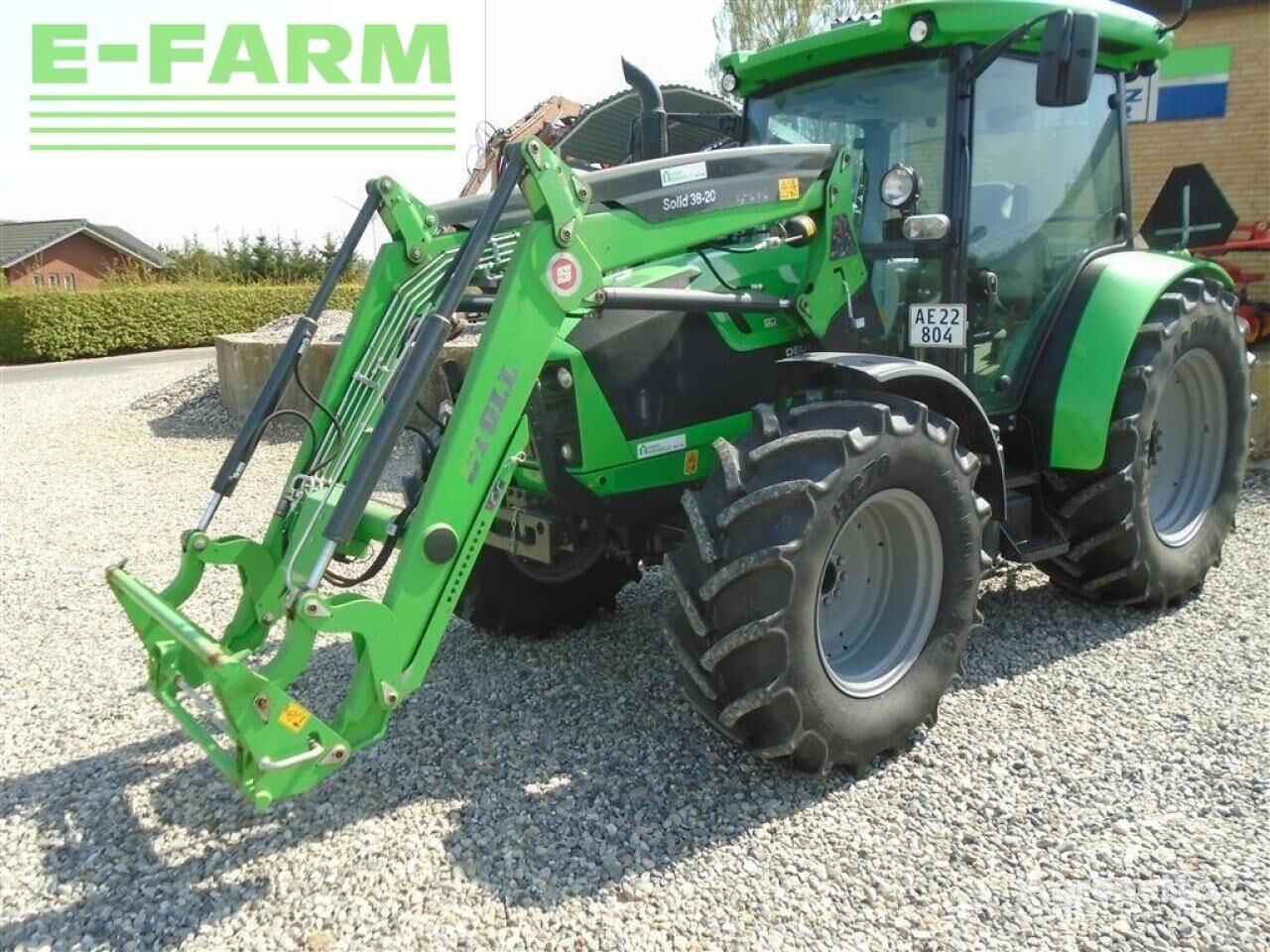 kolový traktor agrotron 5090 gs m/ stoll læsser kun kørt 384 timer