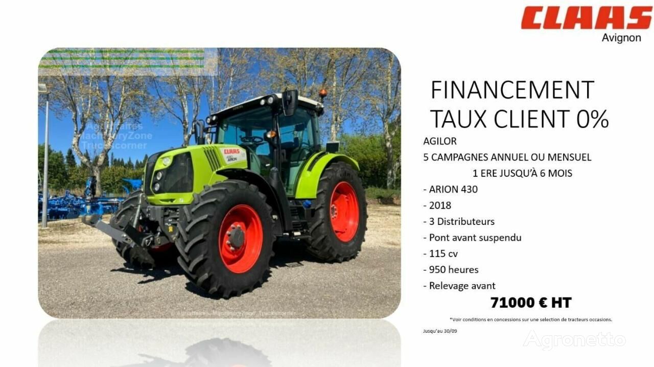 arion 430 mr advance hjul traktor