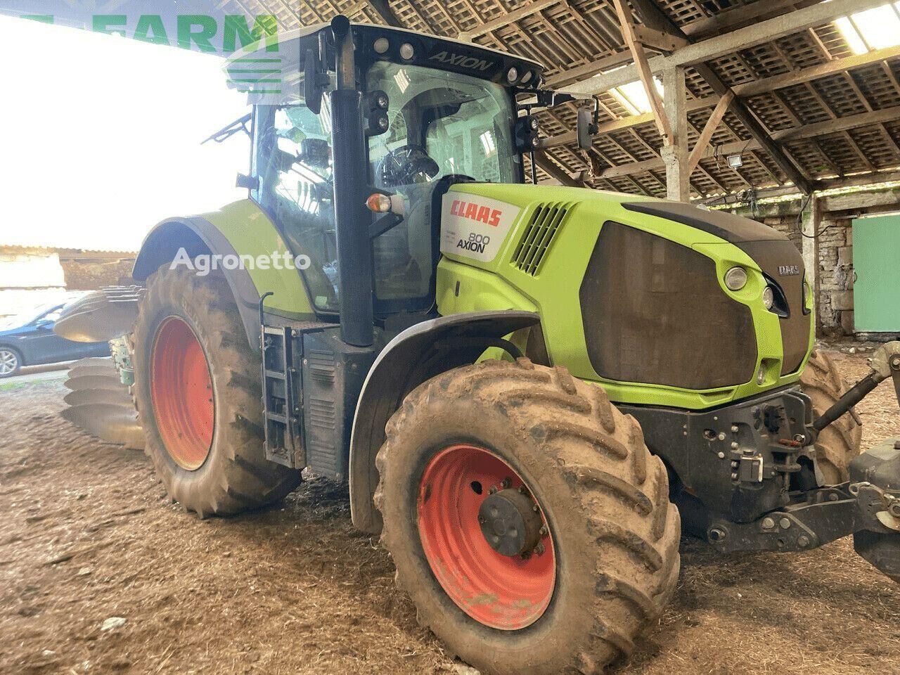 axion 800 t4f wheel tractor