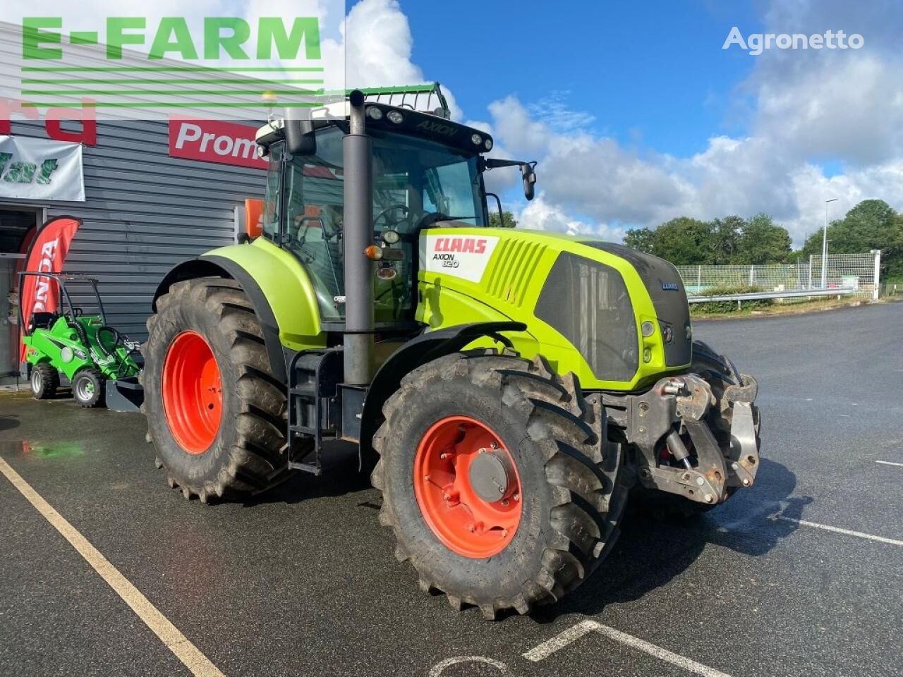 axion 820 cebis wheel tractor