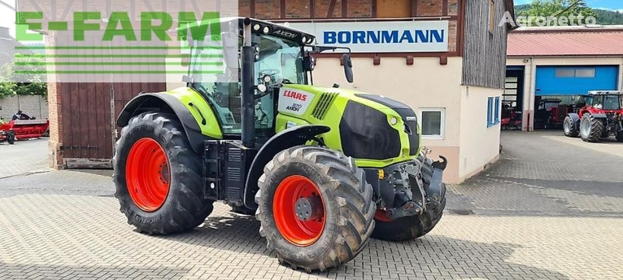 tracteur à roues axion 870 cmatic cebis touch, gps ready
