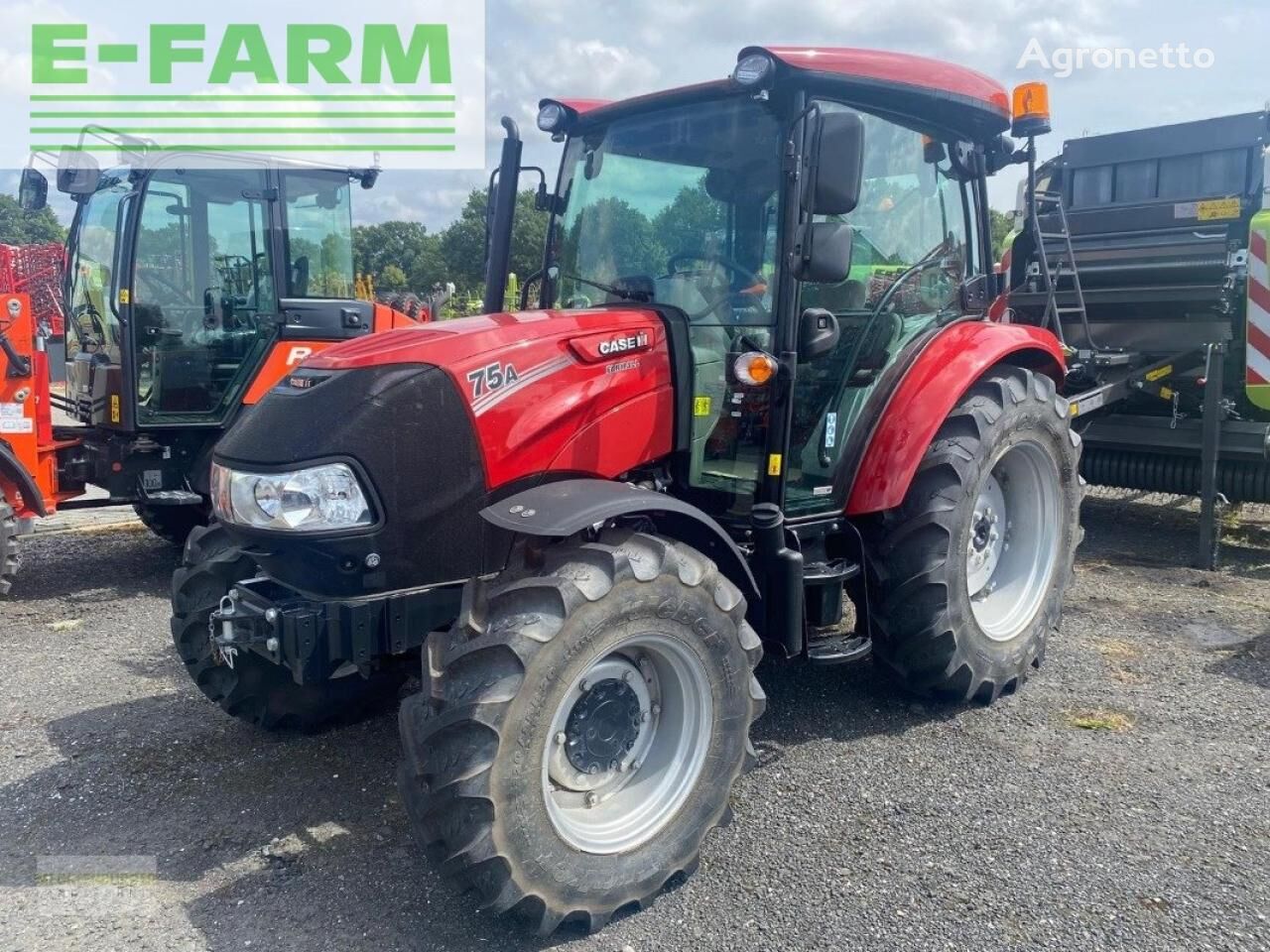 farmall 75 a traktor på hjul