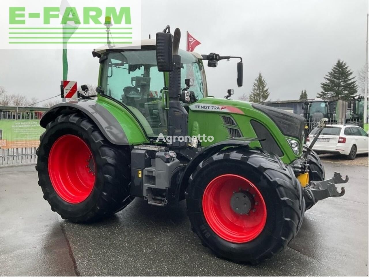 трактор колесный fendt 724 s4 profi+