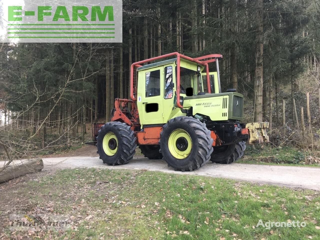 mb-trac 900 turbo wheel tractor