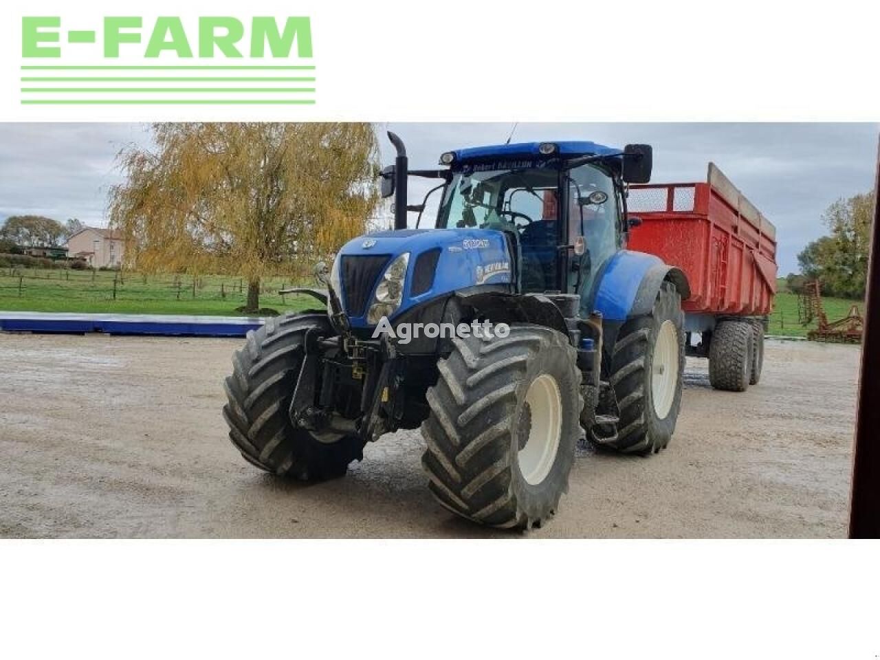 trattore gommato t7 250