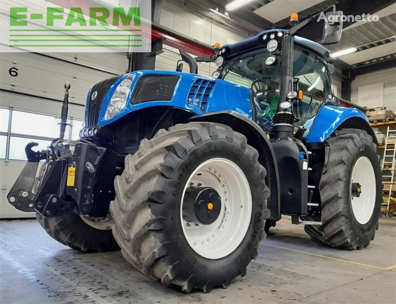 t8.435 med gps tractor de ruedas