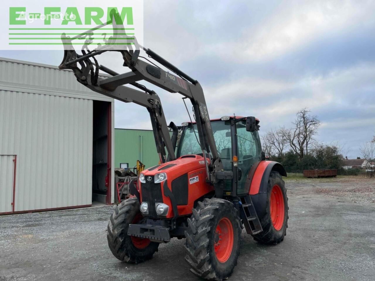 tracteur agricole m105gxs-iii kubota wheel tractor