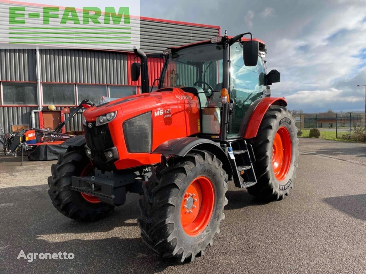 tracteur à roues tracteur agricole m6-121 utility kubota