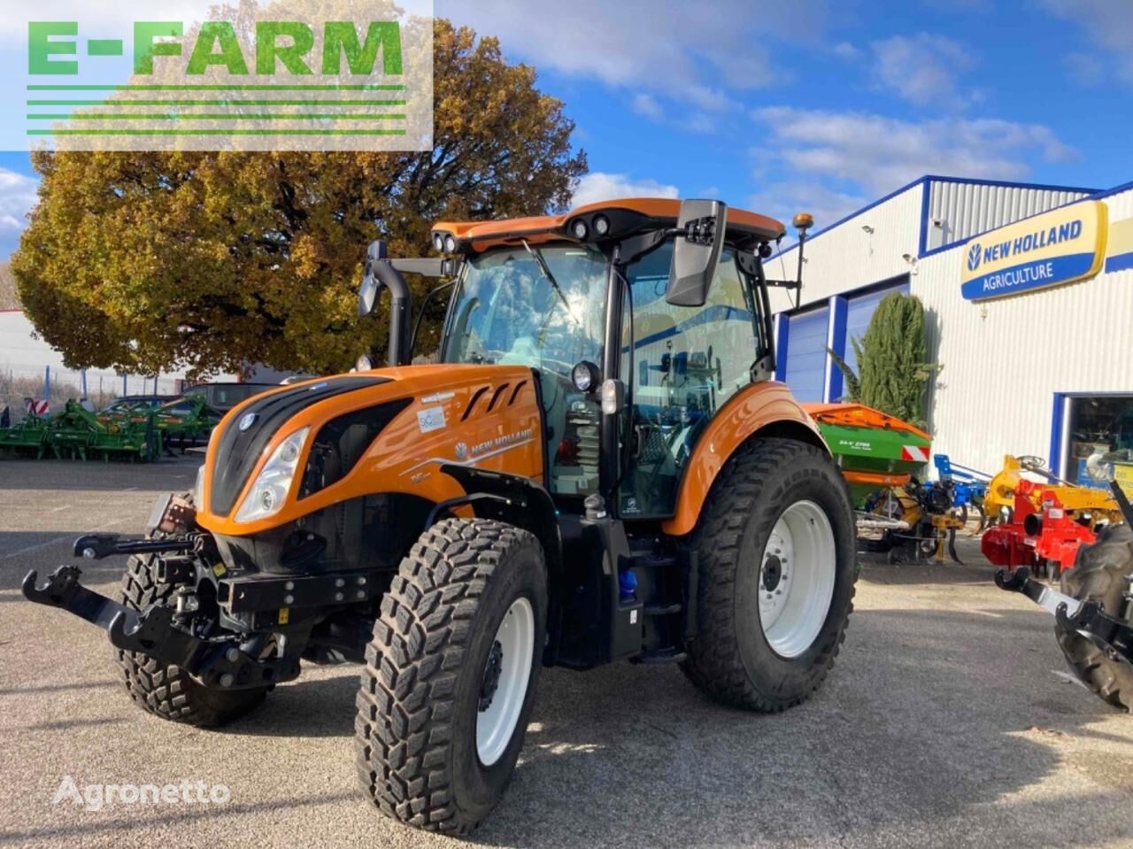 трактор колесный tracteur agricole t5.110 auto command new holland